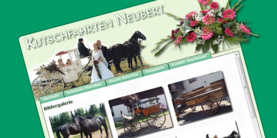 Website Kutschfahrten Neubert