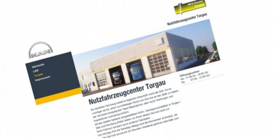Relaunch Website Nutzfahrzeugcenter Torgau